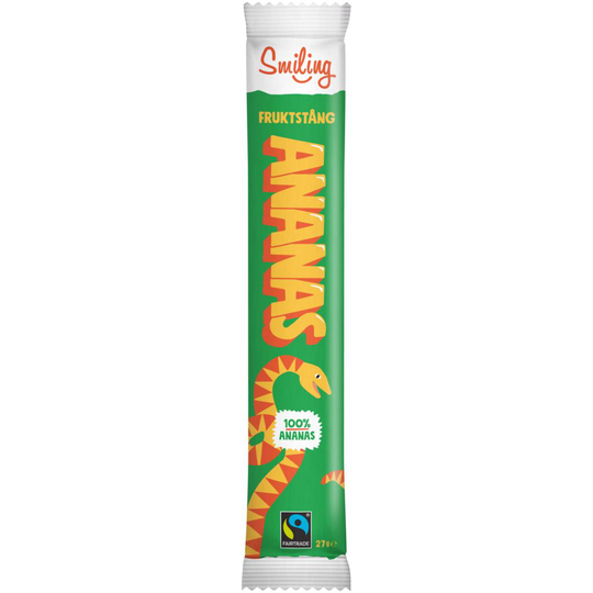 Smiling Fruktstång Ananas 27 g