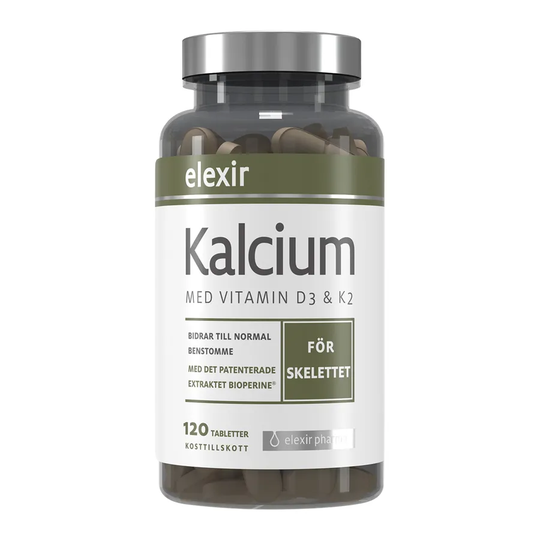 Elexir Pharma Kalcium, 100 tabletter
