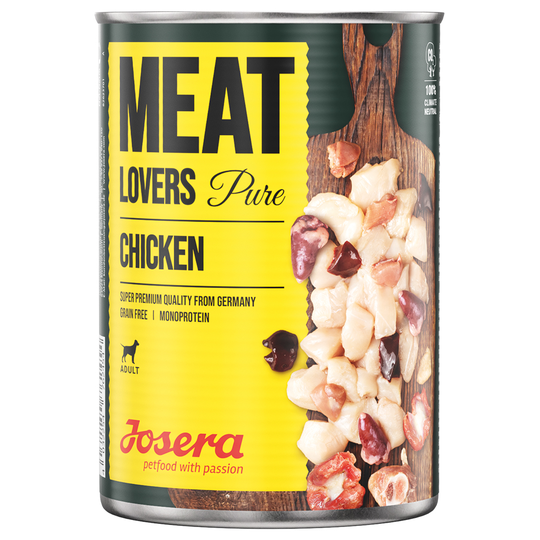 Ekonomipack: Josera Meatlovers Pure 12 x 400 g - Kyckling