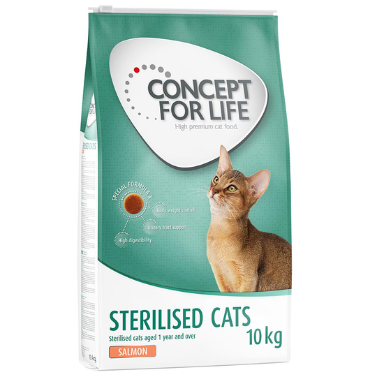 Concept for Life Sterilised Cats Salmon - Ekonomipack: 2 x 10 kg