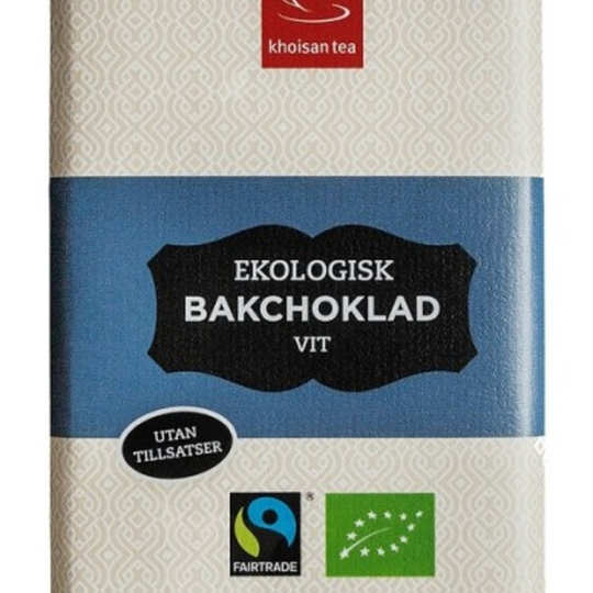 Khoisan Gourmet Bakchoklad Vit EKO 100 g