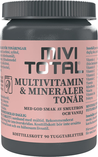 Mivitotal Tonår 90st