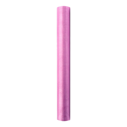 Organzatyg på Rulle - Rosa