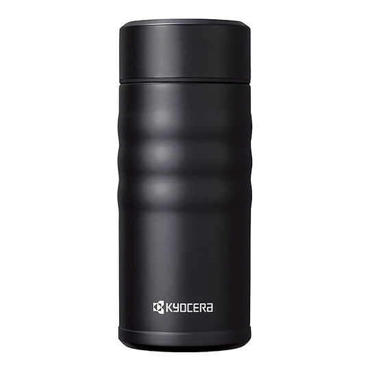 Kyocera - Keramisk Termosmugg med skruvlock 35 cl Svart