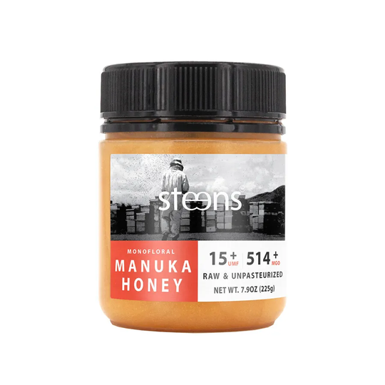 Steens UMF™ 15+ (MGO 514+) Raw Manukahonung Monofloral, 225g