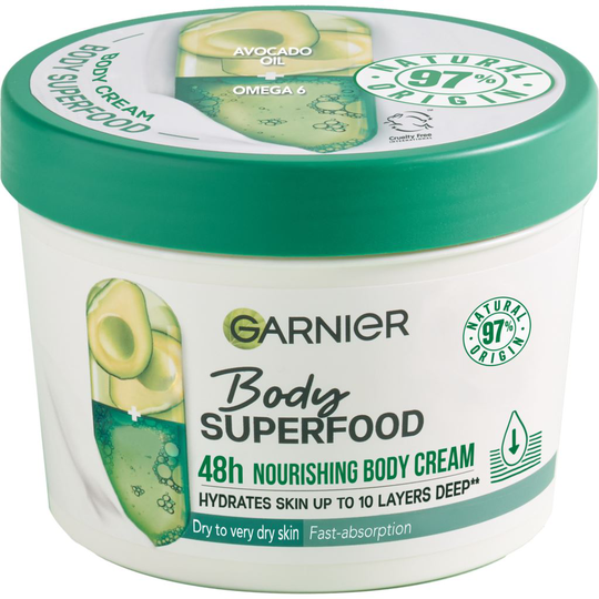 Garnier Body Superfood 48h Nourishing Body Cream 380 ml
