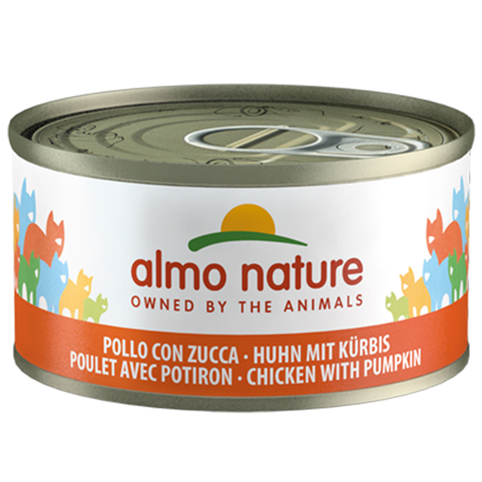 Ekonomipack: Almo Nature 24 x 70 g - Kyckling & pumpa