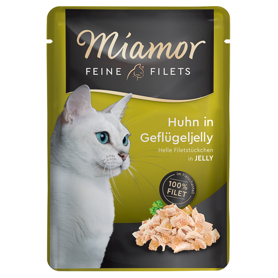 Miamor Fine Filets Pouch 6 x 100 g - Kyckling i fjäderfägelé