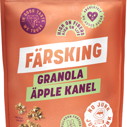 Färsking Granola Äpple Kanel 375 g