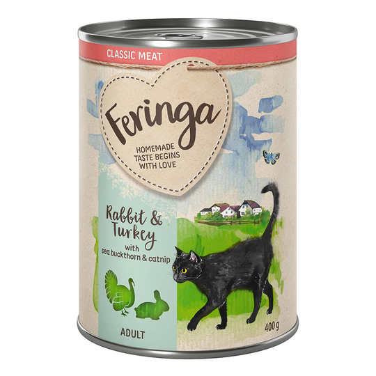 Feringa Classic Meat Menu 6 x 400 g - Kanin & kalkon