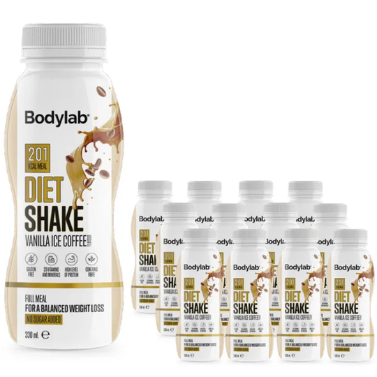 Bodylab Måltidsersättning Vanilj Is Kaffe Shake 12-pack