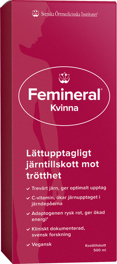 Femineral Flytande Järn och Mineraltillskott Mixtur 500 ml