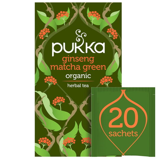 Pukka ginseng matcha green 20 tepåsar