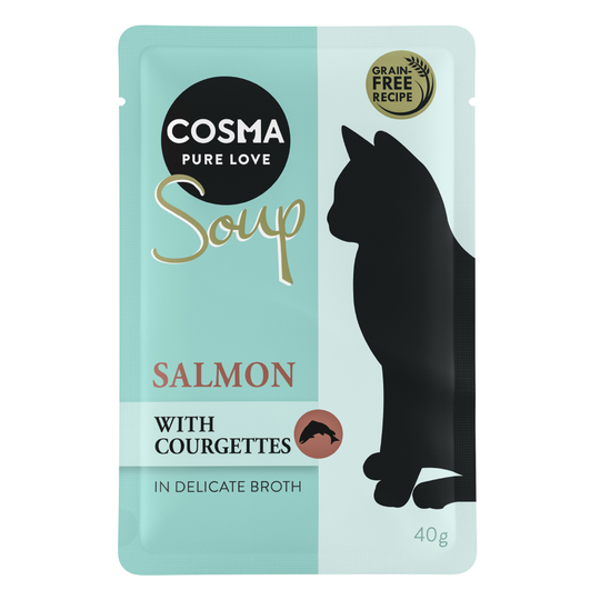 Ekonomipack: Cosma Soup 48 x 40 g - Lax med zucchini