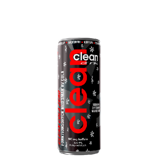 Clean Drink, 330 ml, Cola Zero