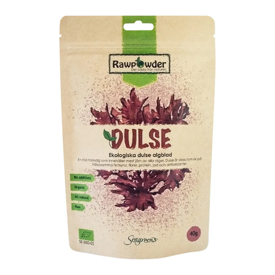 Rawpowder Dulse Algblad, 40g ekologisk