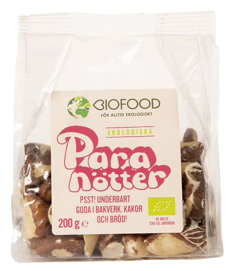 Biofood Paranötter, 200g ekologisk