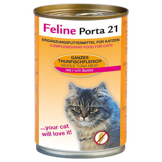 Ekonomipack: Porta 21, 12 x 400 g - Tonfisk med surimi - spannmålsfritt