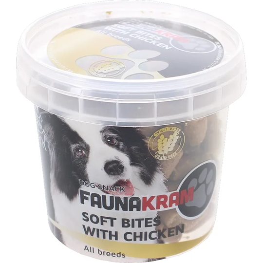 Faunakram Kycklingbitar Hundfoder