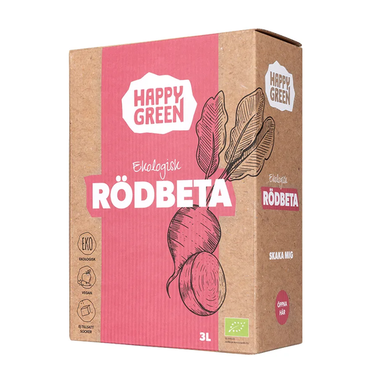 Happy Green Rödbetsjuice, Bag-in-Box 3l ekologisk