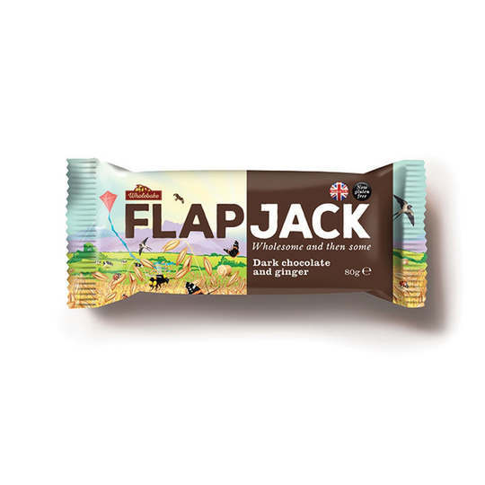 Flapjack Dark Chocolate & Ginger 80 g