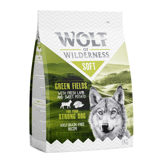 Wolf of Wilderness Soft - Green Fields - Lamb - 5 kg