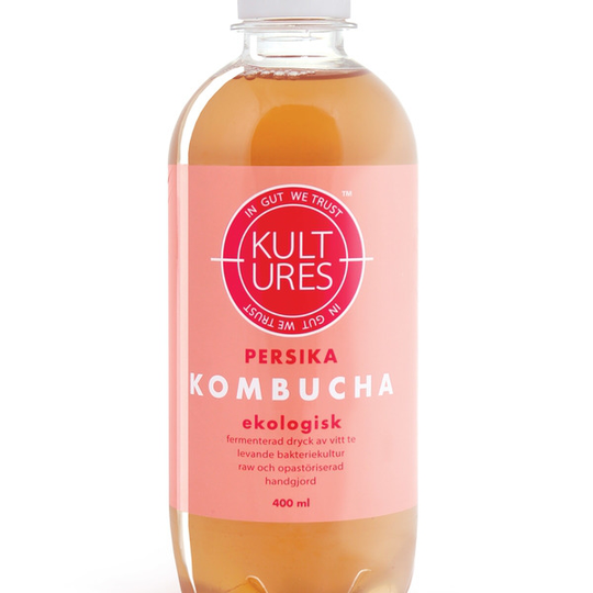 Kultures Kombucha Persika 400 ml