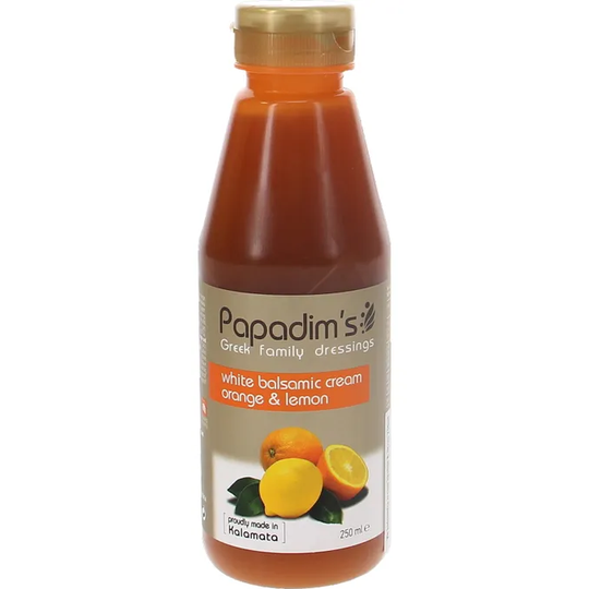Papadim Vit Balsamico kräm Apelsin-Citron