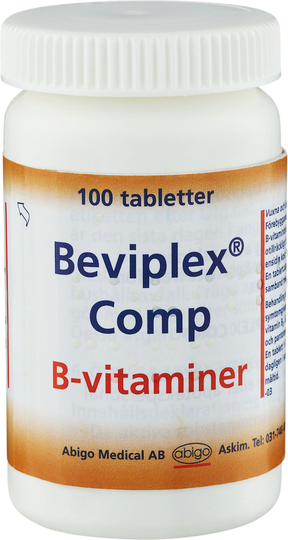 Beviplex Comp Filmdragerad tablett Burk, 100tabletter