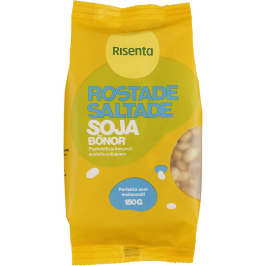 Risenta Sojabönor Rostade & Saltade 150 g