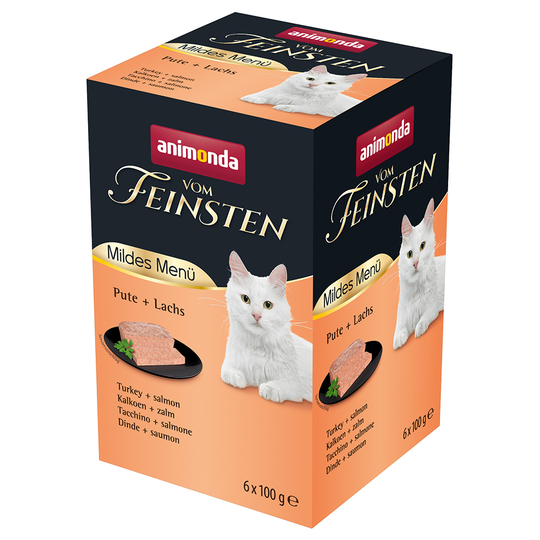 Animonda vom Feinsten Mild Menu Adult 6 x 100 g - Kalkon & lax