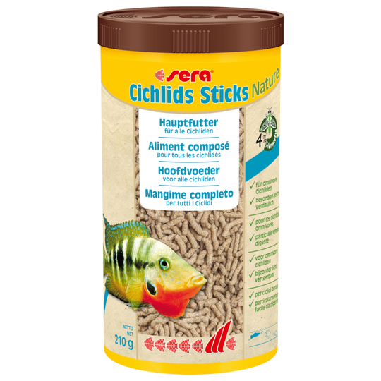sera Cichlids Sticks Nature - Ekonomipack: 2 x 1000 ml