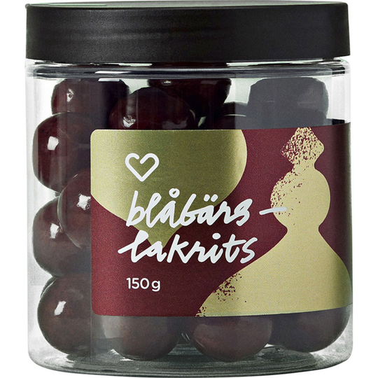 Hjärtats Jul Blåbärslakrits 150g