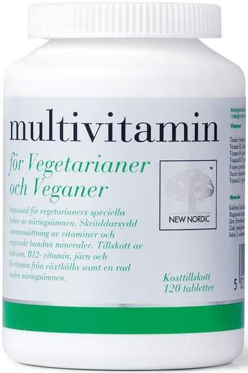 New Nordic Multivitamin för Vegetarianer & Veganer 120 st