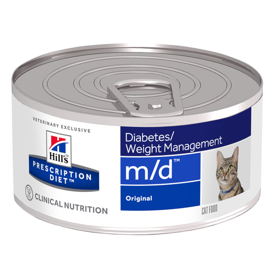 Hill's Prescription Diet m/d Diabetes Care Chicken Komplettering: 6 x 156 g Hill's m/d Diabetes Care Chicken