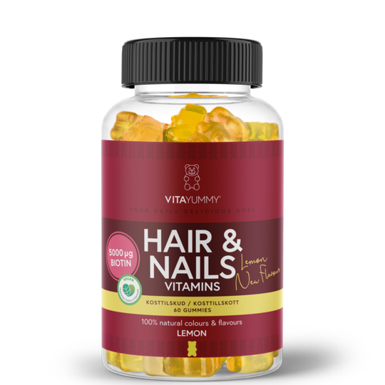 VitaYummy Hair & Nails Lemon 60 gummies