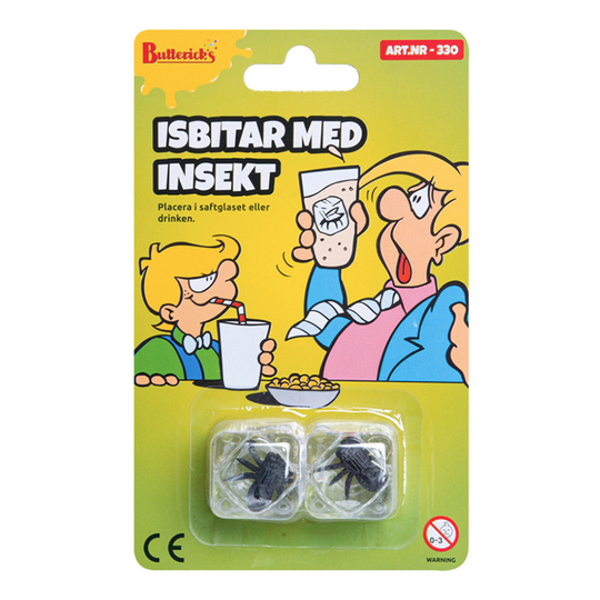 Isbitar med Insekt Skämtartikel - 2-pack