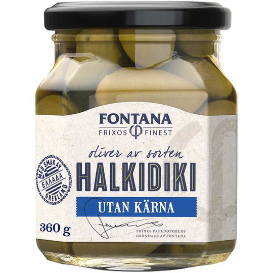 Fontana Frixos Finest Halkidikioliver Urkärnade 360 g