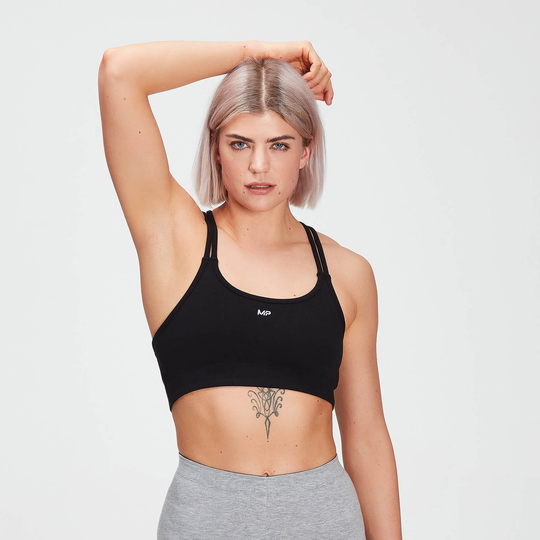 MP Women's Jersey Bra - Svart - XXS