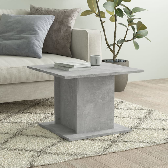 vidaXL Soffbord betonggrå 55,5x55,5x40 cm spånskiva