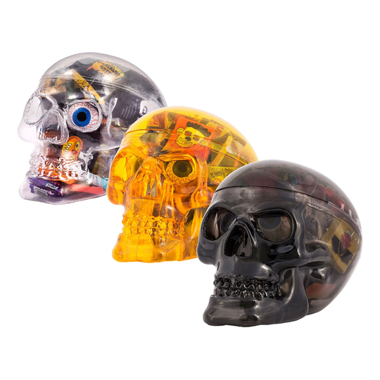 Dödskalle med Halloweengodis - 333 gram