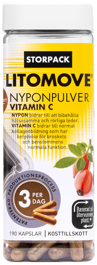 Litomove Nyponpulver Kapslar 190st
