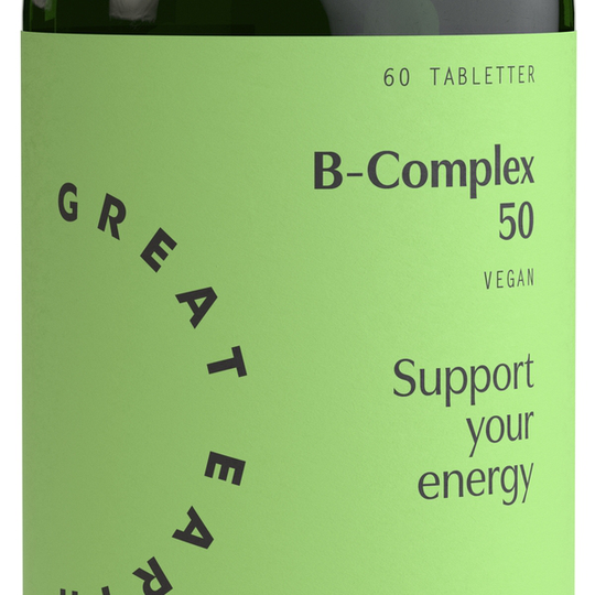 Great Earth B-Complex 50 mg 60 tabletter
