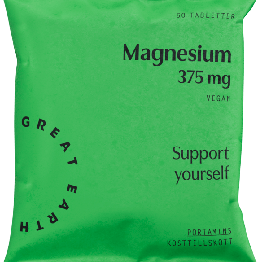 Great Earth Magnesium 375 mg Refill 60 tabletter