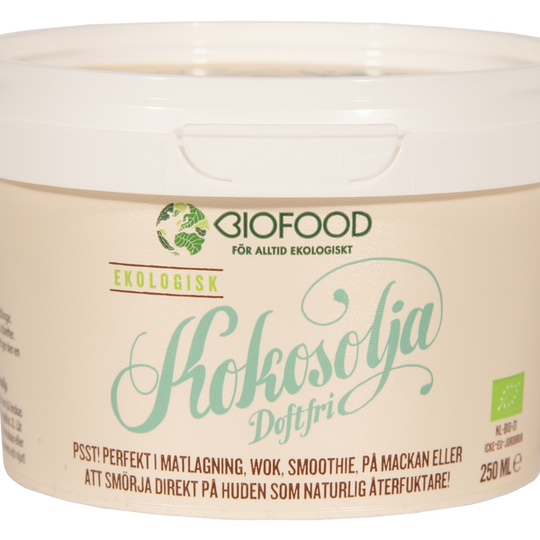 Biofood Kokosolja doftfri 250 ml