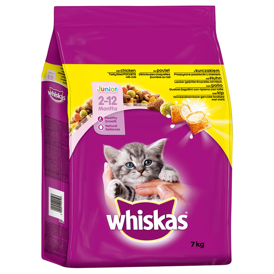 Whiskas Junior Kyckling - 7 kg