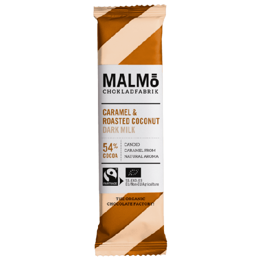 Malmö Chokladfabrik Karamell & Rostad Kokos 25 g