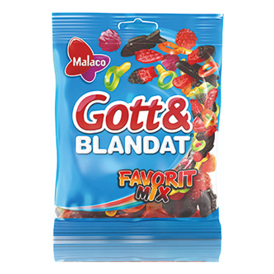 Malaco Gott & Blandat Favorit Mix - 140 gram