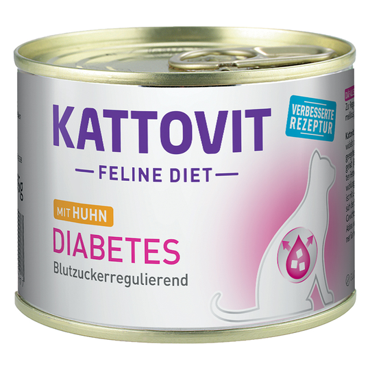 Kattovit Diabetes/Weight 185 g Ekonomipack: 24 x 185 g kyckling