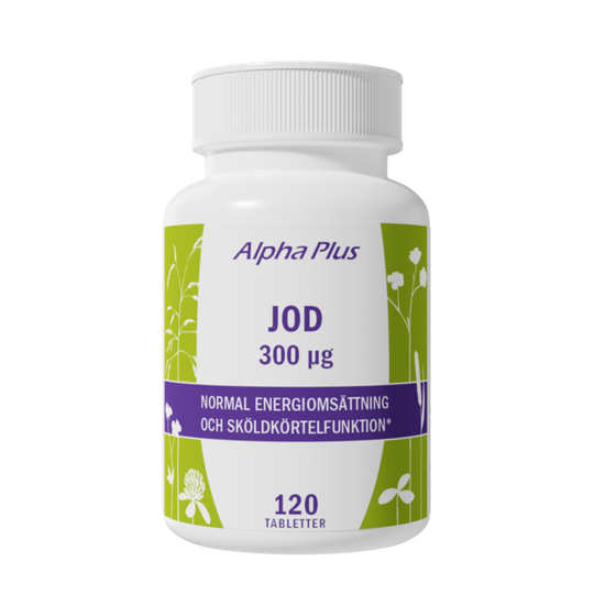 Alpha Plus Jod 300 µg 120 tabletter